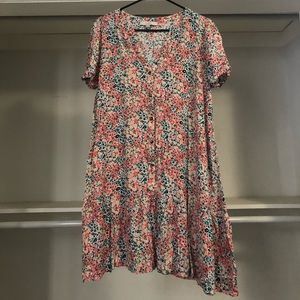 Peplum Dress by Loft Size L Smoke Free Home 32 1/2 in Long